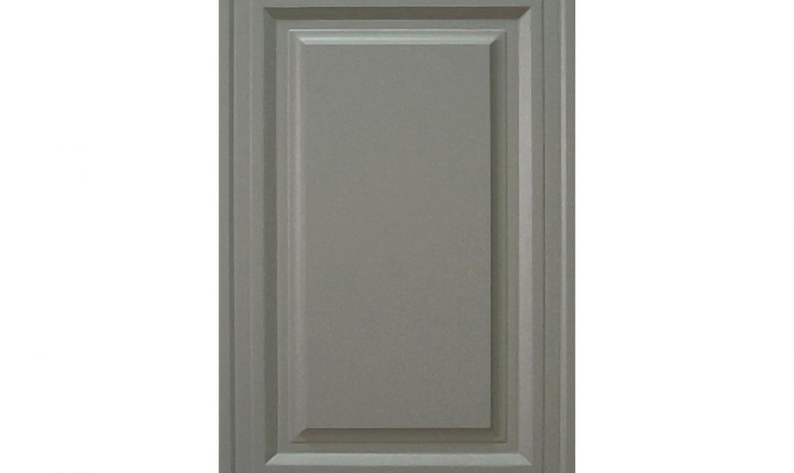 Фасад крашеный фрезерованный матовый 19 мм KL-07 RAL 7003