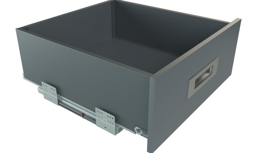 Выдвижной ящик GIFF PRIME FlatBox L=500 H=167 графит