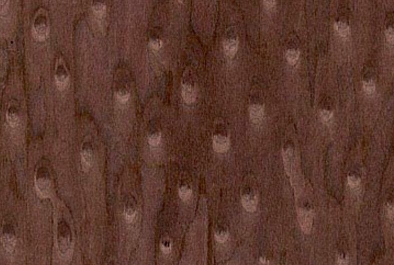 Фасад из плиты шпонированный Fine Line, 19 мм, глянцевый закрытопористый, 1 ст, цвет Кошачий глаз коричневый