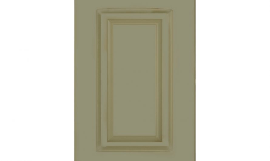 Фасад крашеный фрезерованный матовый 19 мм KL-06 RAL 7034