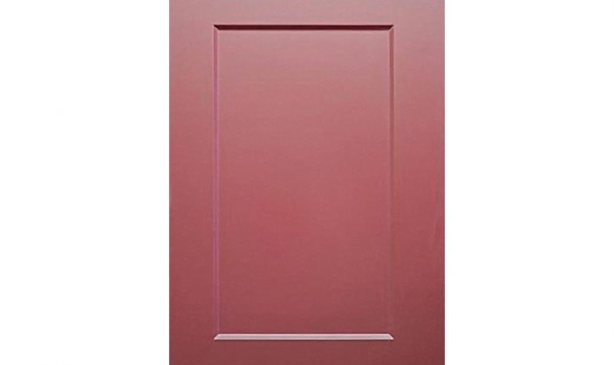 Фасад крашеный фрезерованный матовый 19 мм Экран 45,8 RAL 3003