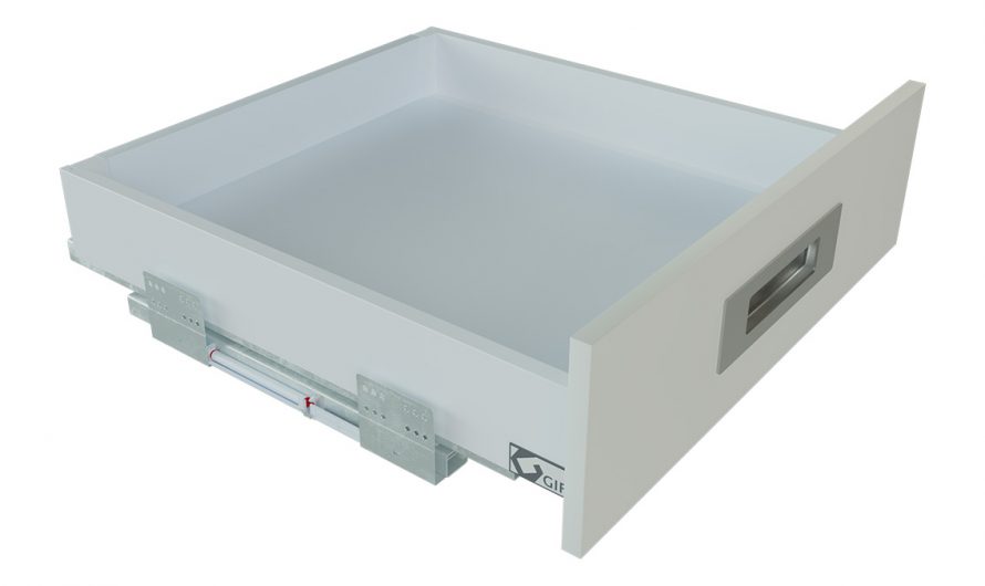 Выдвижной ящик GIFF PRIME FlatBox L=400 H=84 белый