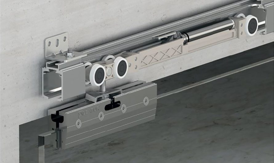 Albatur M23 9900 SFT комплект механизмов для межкомнатной двери из стекла с доводчиком, до 120 кг