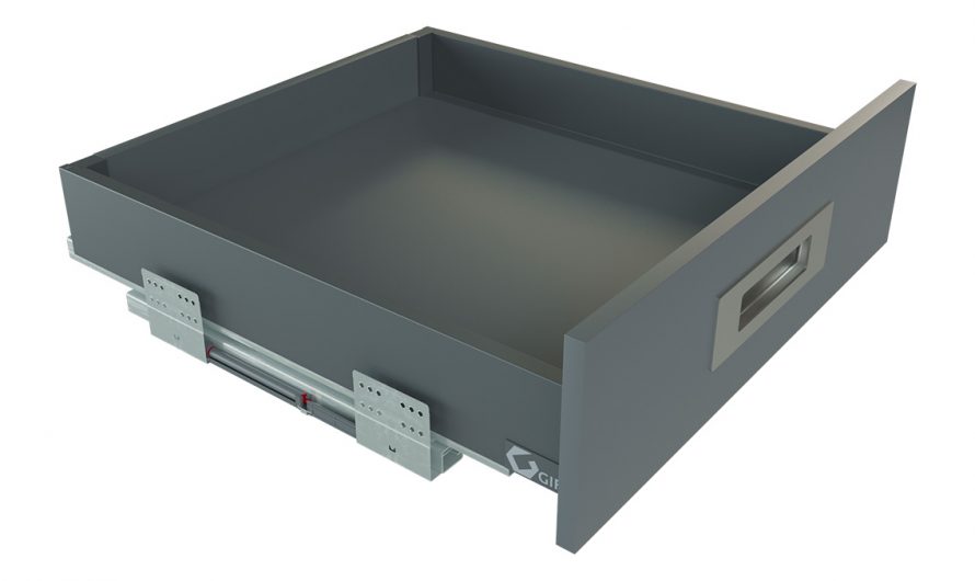 Выдвижной ящик GIFF PRIME FlatBox L=450 H=84 графит