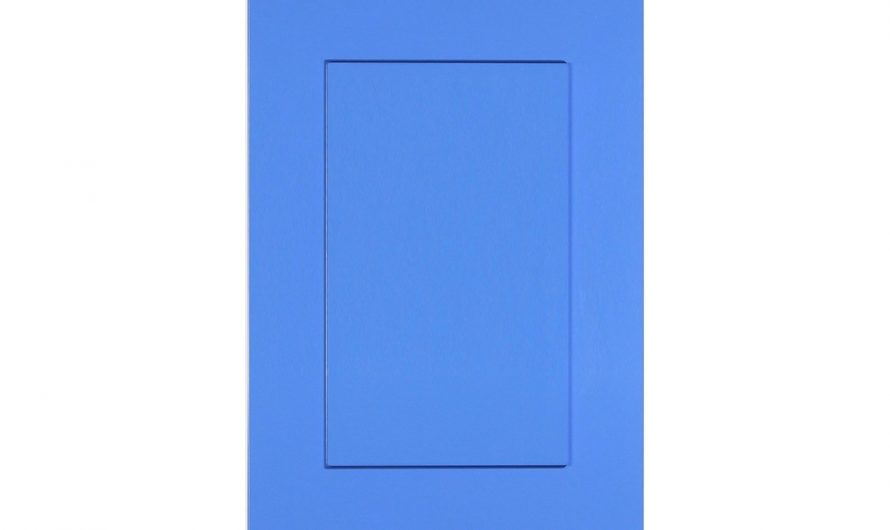 Фасад крашеный фрезерованный матовый 22 мм Каре RAL 5007